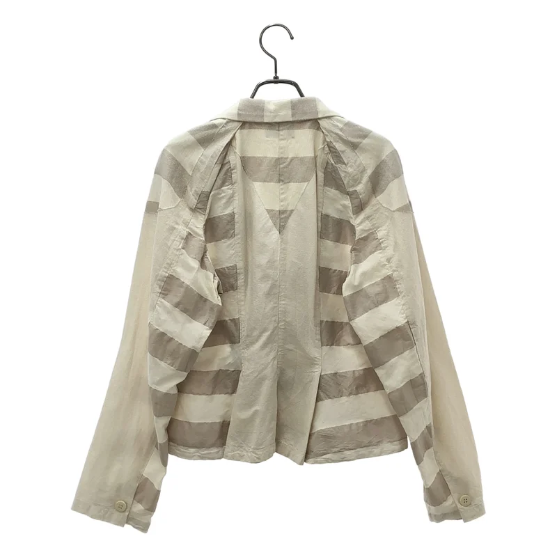 ISSEY MIYAKE FETE / イッセイミヤケフェット | A-POC INSIDE / ボーダー切替 テーラードジャケット | 2 | レディース