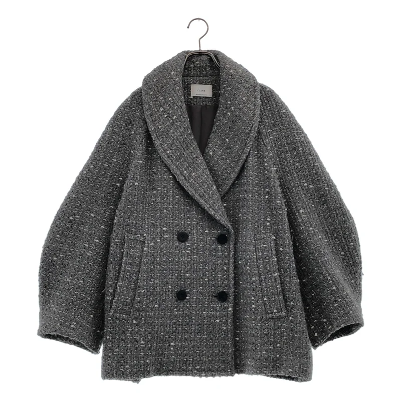 CLANE / クラネ | × MINAMI TANAKA OVER TWEED COAT コート | 1 | レディース