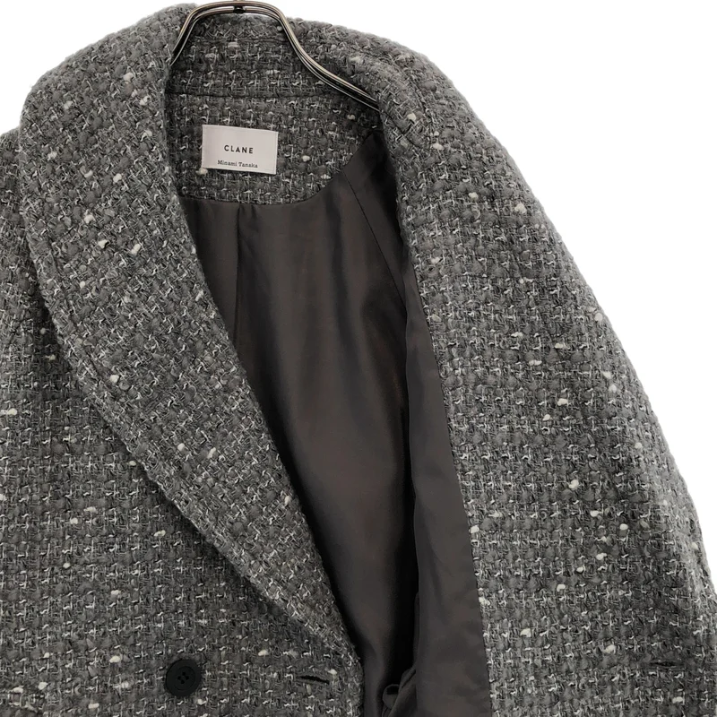 CLANE / クラネ | × MINAMI TANAKA OVER TWEED COAT コート | 1 | レディース