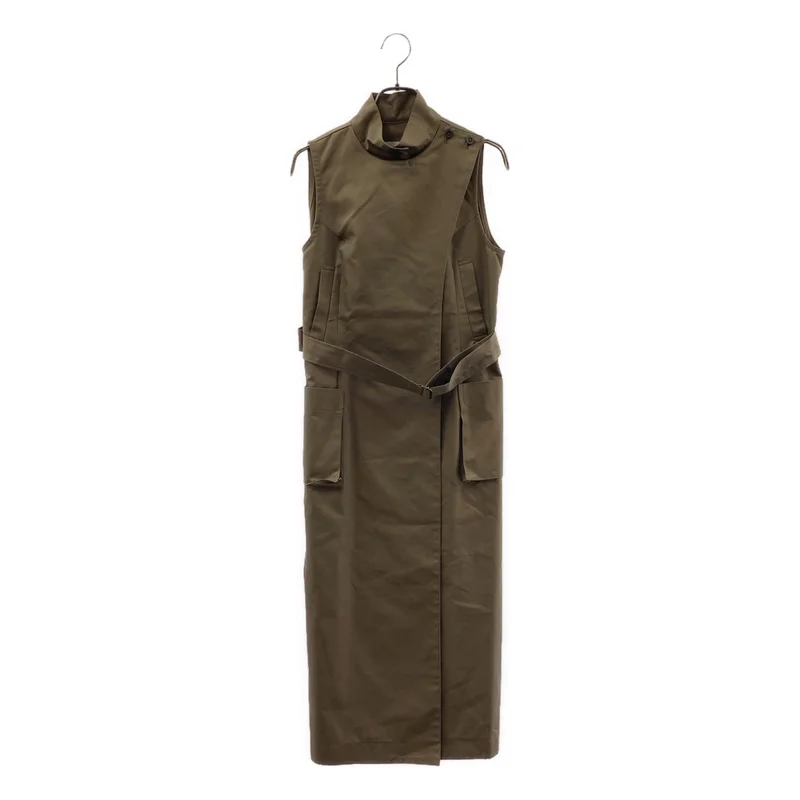 foufou / フーフー | high neck wrap dress / ハイネック フラップ ドレス ワンピース | 0 | レディース