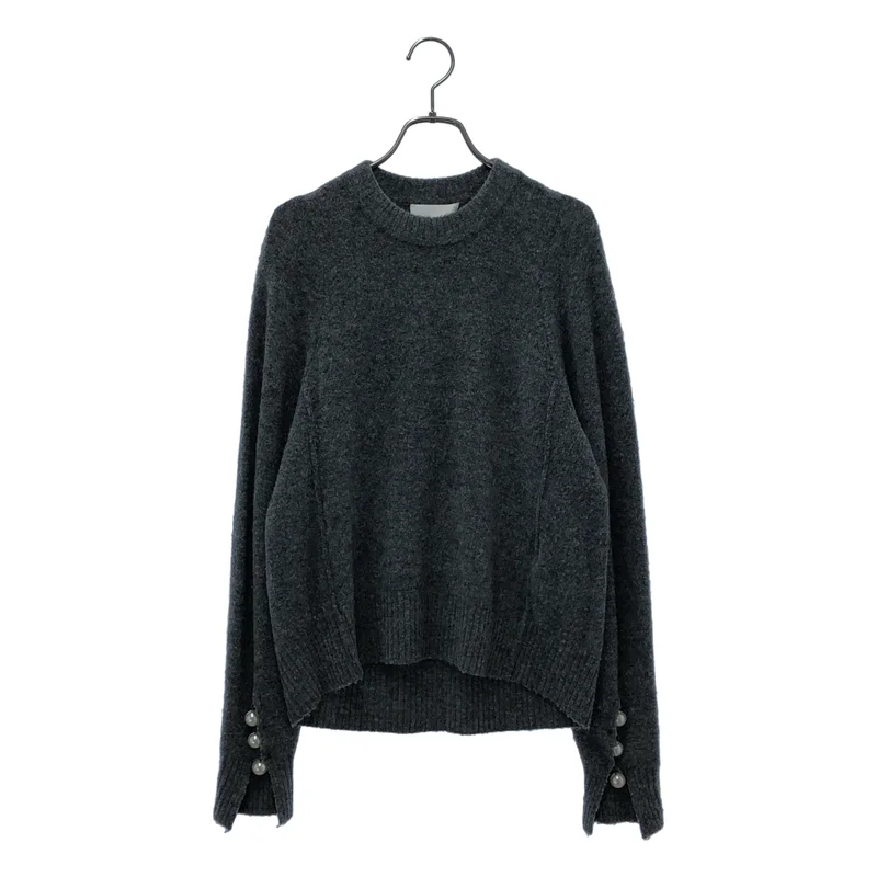 3.1 Phillip Lim / スリーワンフィリップリム | ウール パール クルーネックニット | XS | レディース