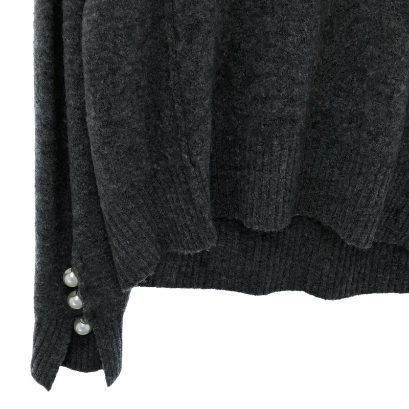 3.1 Phillip Lim / スリーワンフィリップリム | ウール パール クルーネックニット | XS | レディース