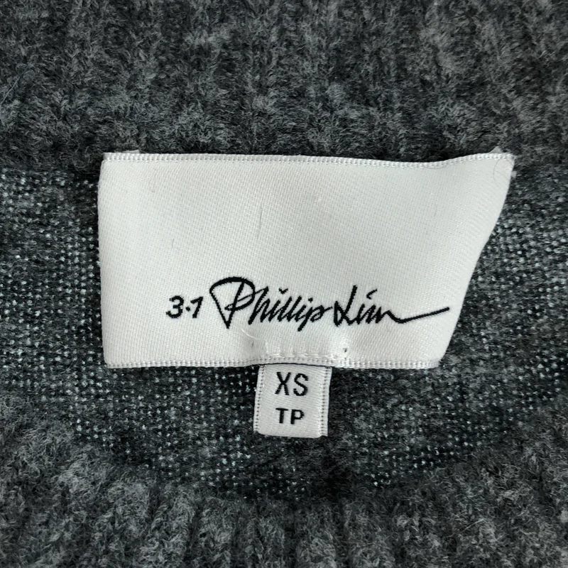 3.1 Phillip Lim / スリーワンフィリップリム | ウール パール クルーネックニット | XS | レディース