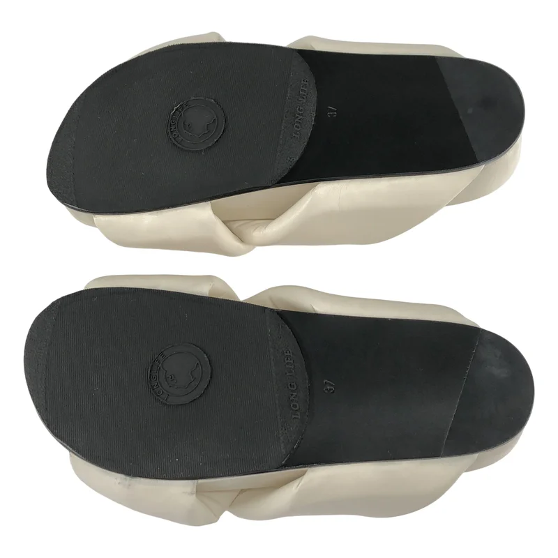 JIL SANDER / ジルサンダー | パデッド クロスストラップ サンダル J15WP0043 | 37 | レディース