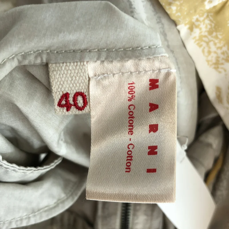 MARNI / マルニ | コットン プリント ギャザー プルオーバーワンピース | 40 | レディース