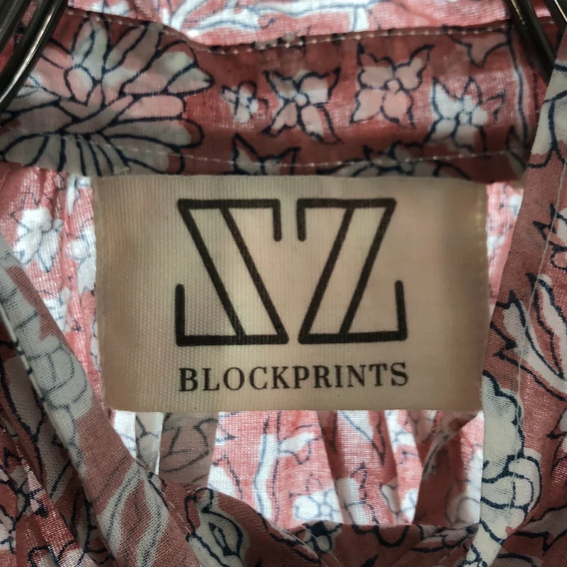 SZ Blockprints / エスゼットブロックプリント | フラワープリント ボウタイ ブラウス | XS | レディース