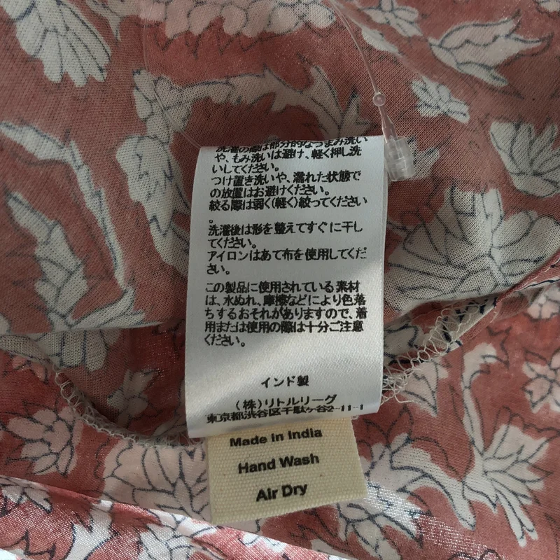 SZ Blockprints / エスゼットブロックプリント | フラワープリント ボウタイ ブラウス | XS | レディース