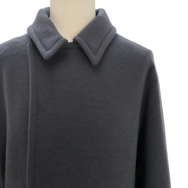 LIDNM / リドム | FINE WOOL MINIMAL HALF COAT / ファインウール ミニマル ハーフコート | M | メンズ