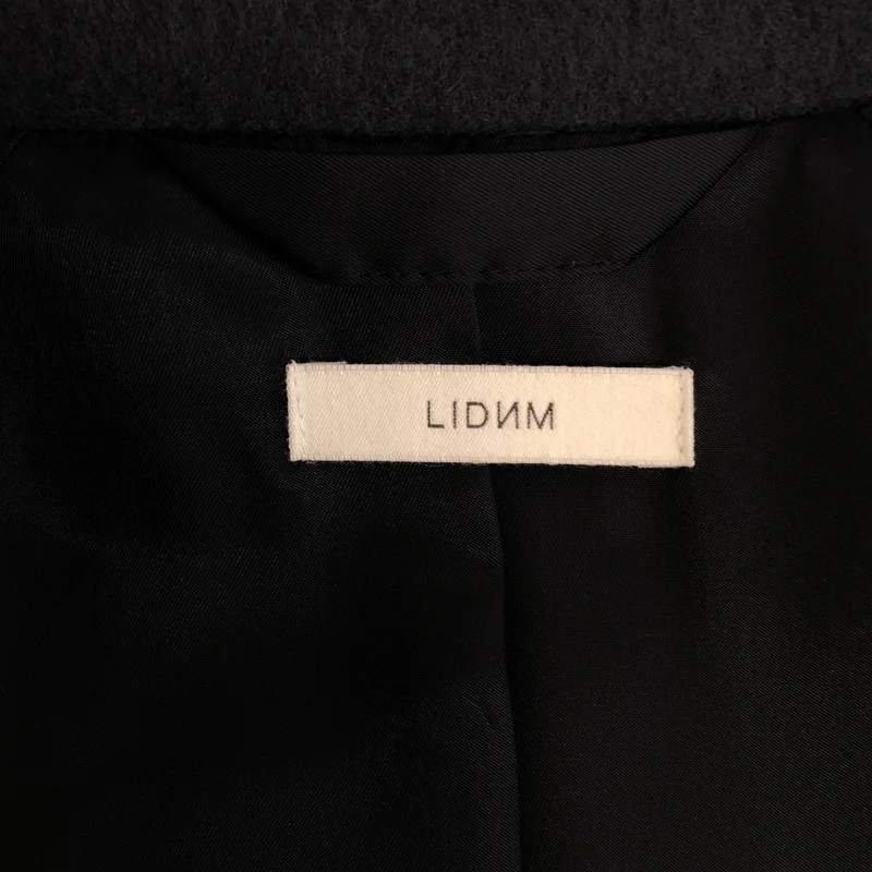 LIDNM / リドム | FINE WOOL MINIMAL HALF COAT / ファインウール ミニマル ハーフコート | M | メンズ