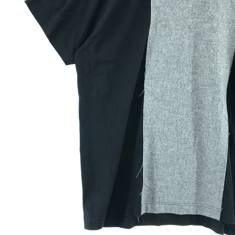 COMME des GARCONS HOMME PLUS / コムデギャルソンオムプリュス | 2018SS | 異素材切替 Tシャツ | L | メンズ