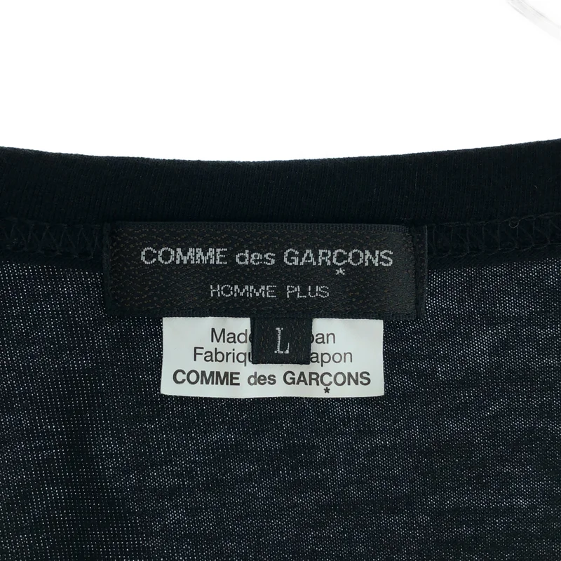 COMME des GARCONS HOMME PLUS / コムデギャルソンオムプリュス | 2018SS | 異素材切替 Tシャツ | L | メンズ