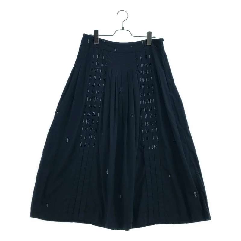 HaaT ISSEY MIYAKE / ハートイッセイミヤケ | コットン ステッチ プリーツスカート | 3 | レディース