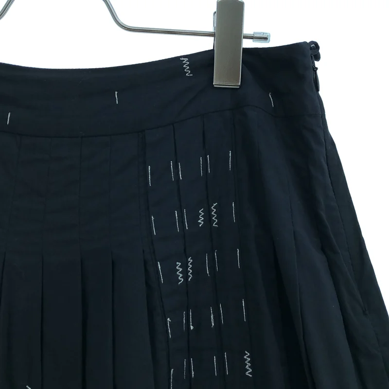 HaaT ISSEY MIYAKE / ハートイッセイミヤケ | コットン ステッチ プリーツスカート | 3 | レディース