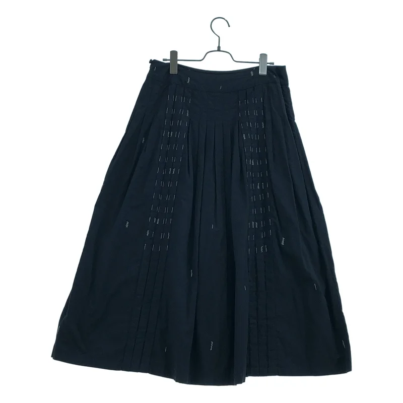 HaaT ISSEY MIYAKE / ハートイッセイミヤケ | コットン ステッチ プリーツスカート | 3 | レディース