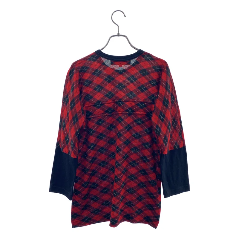 tricot COMME des GARCONS / トリココムデギャルソン | 2015AW | ウール 総柄 リボン装飾 ニット トップス | M | レディース