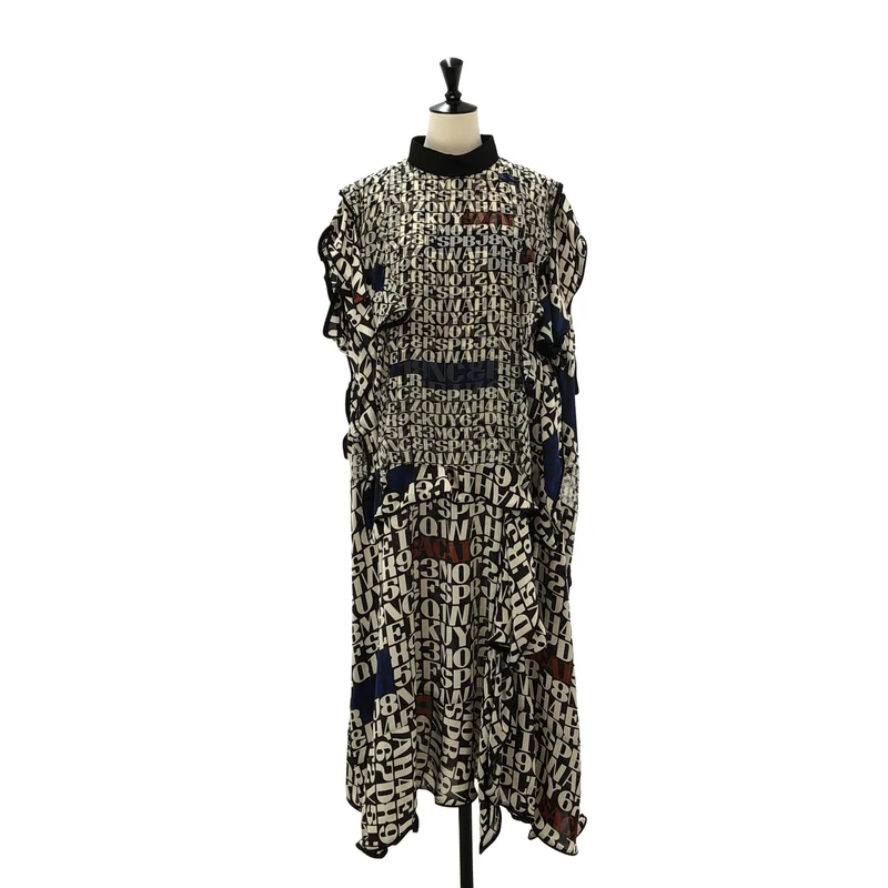 sacai / サカイ | × Alexander Girard ロゴ ワンピース 20-05293 | 1 | レディース