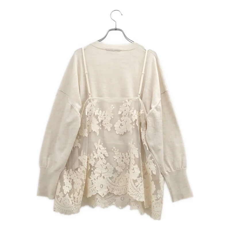 Curensology / カレンソロジー | ハイゲージレースニットプルオーバー |