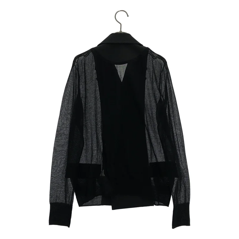 sacai / サカイ | 異素材切替 テーラードジャケット 25-07639 | 1 | レディース