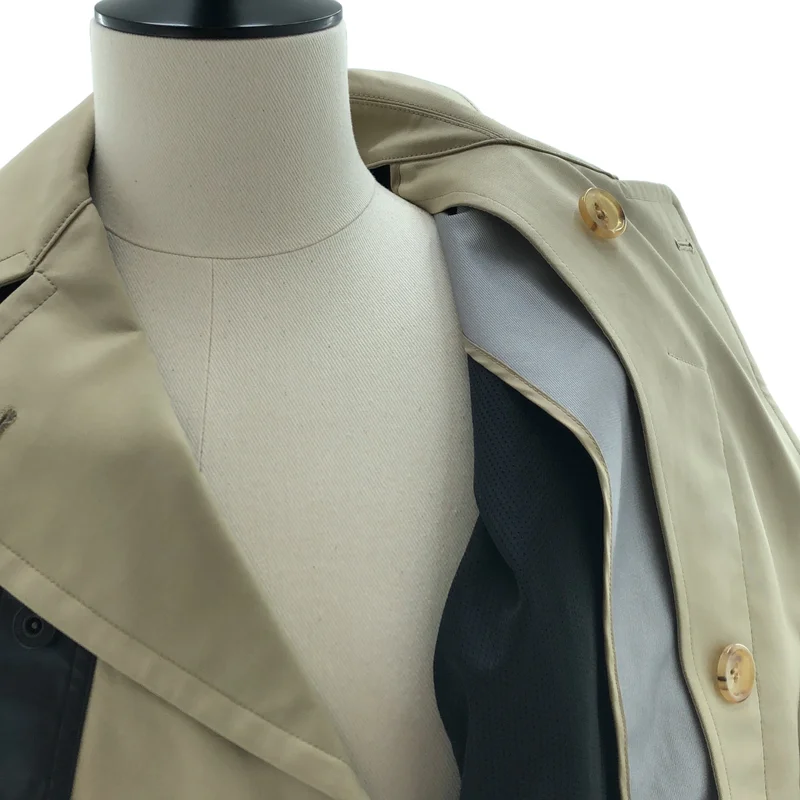 JUNYAWATANABE COMMEdesGARCONS MAN / ジュンヤワタナベマン | 2026SS | エステルチンツ加工×綿ギャバポリウレタン ラミネートトレンチコート | M | メンズ