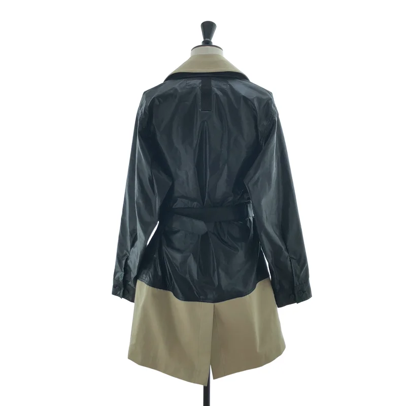 JUNYAWATANABE COMMEdesGARCONS MAN / ジュンヤワタナベマン | 2026SS | エステルチンツ加工×綿ギャバポリウレタン ラミネートトレンチコート | M | メンズ