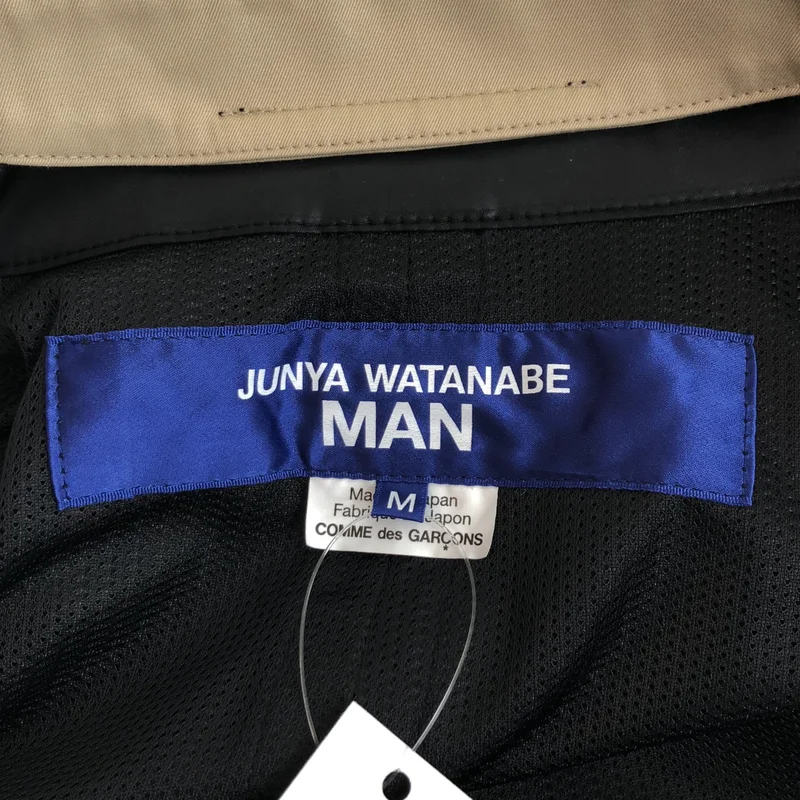 JUNYAWATANABE COMMEdesGARCONS MAN / ジュンヤワタナベマン | 2026SS | エステルチンツ加工×綿ギャバポリウレタン ラミネートトレンチコート | M | メンズ