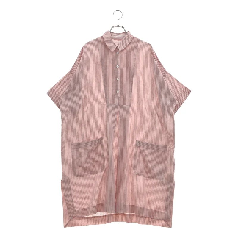 Khadi and Co / カディー&コー | ストライプ シャツワンピース | S | レディース