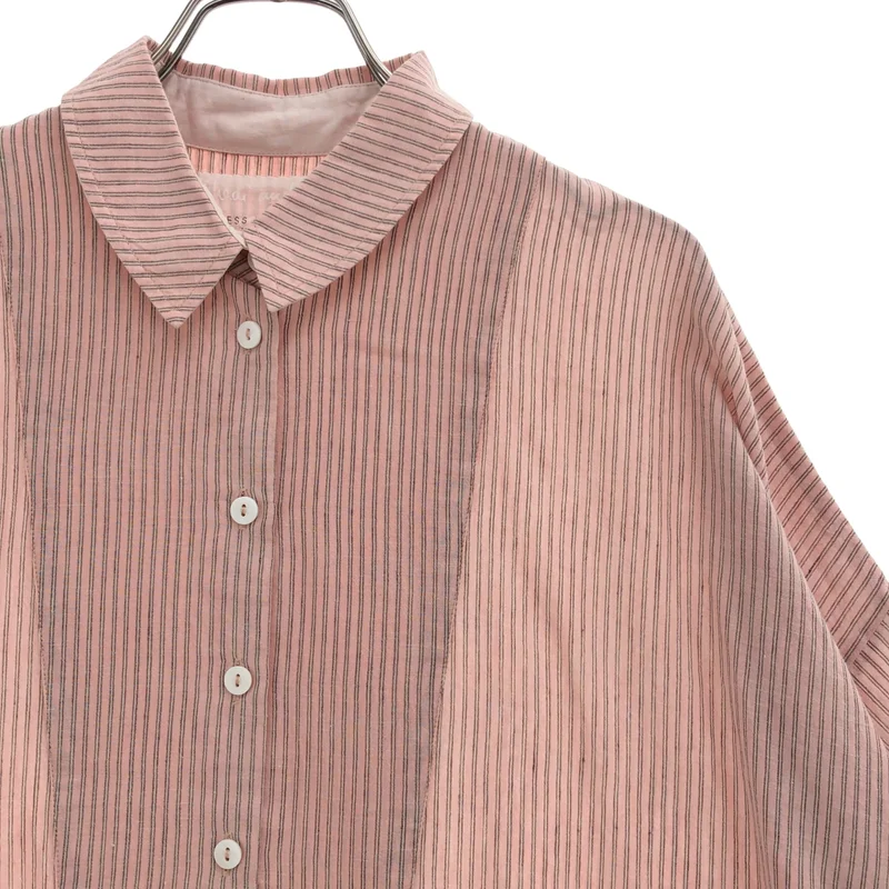 Khadi and Co / カディー&コー | ストライプ シャツワンピース | S | レディース
