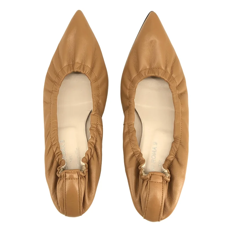CORSO ROMA 9 / コルソローマノーヴェ | × allureville レザー ポインテッドトゥ フラットシューズ | 36 | レディース