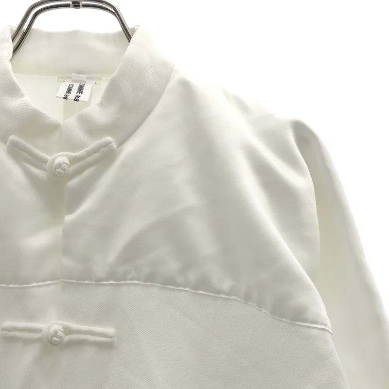 COMME des GARCONS COMME des GARCONS / コムコム | 2022SS | ポリエステル縮絨 切替 チャイナジャケット | M | レディース