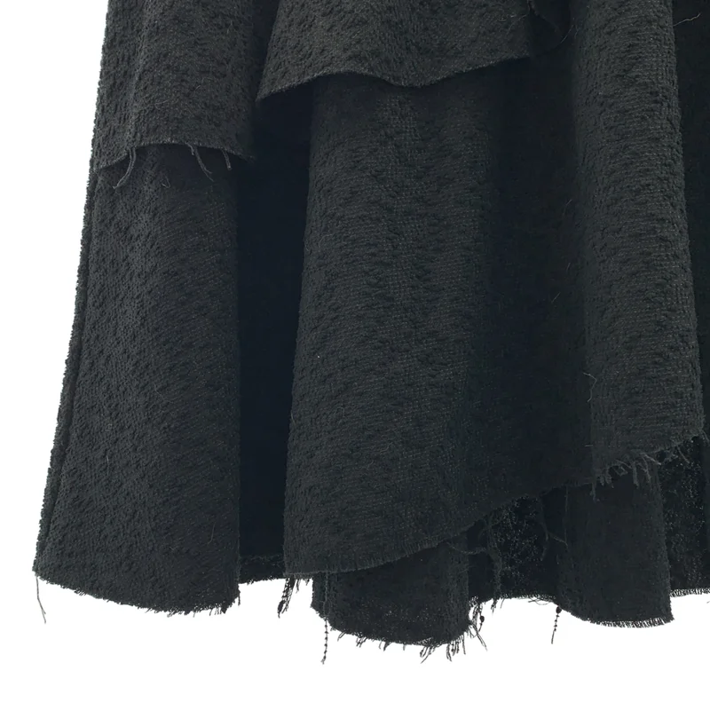 AMERI / アメリ | UND OVER SLIT RUFFLE SKIRT / カットオフ ボリューム スカート | M | レディース