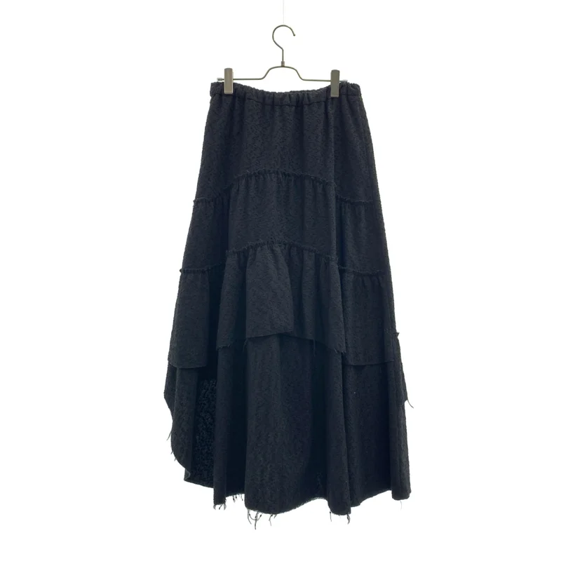 AMERI / アメリ | UND OVER SLIT RUFFLE SKIRT / カットオフ ボリューム スカート | M | レディース