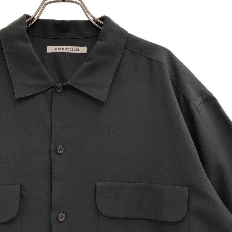SEVEN BY SEVEN / セブン バイ セブン | FLAT COLLAR SHIRTS S/S 半袖シャツ | L | メンズ