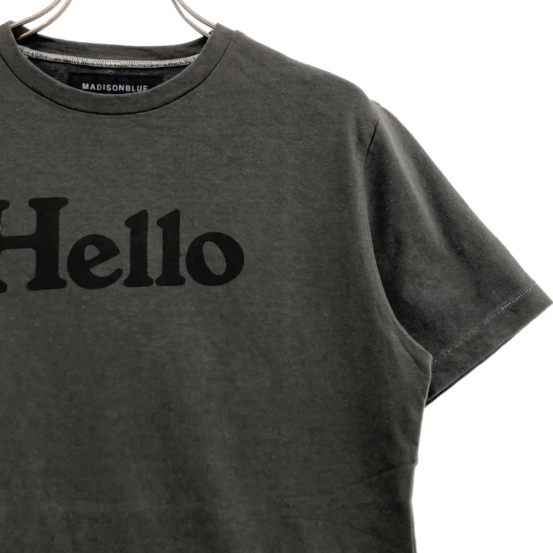 MADISON BLUE / マディソンブルー | HELLO CREW NECK TEE / ハロー クルーネックTシャツ | M | レディース