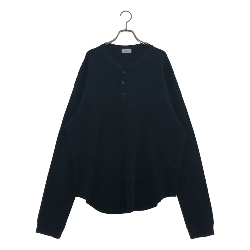UNUSED / アンユーズド | long-sleeve henry neck waffle t-shirt カットソー | 4 | メンズ