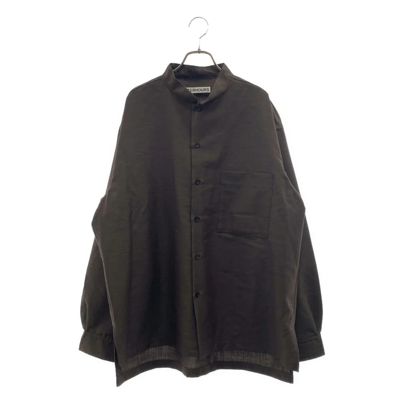 AFTER HOURS / アフターアワーズ | MANDARIN COLLAR SHIRT / モンドリアンカラーシャツ | 3 | メンズ