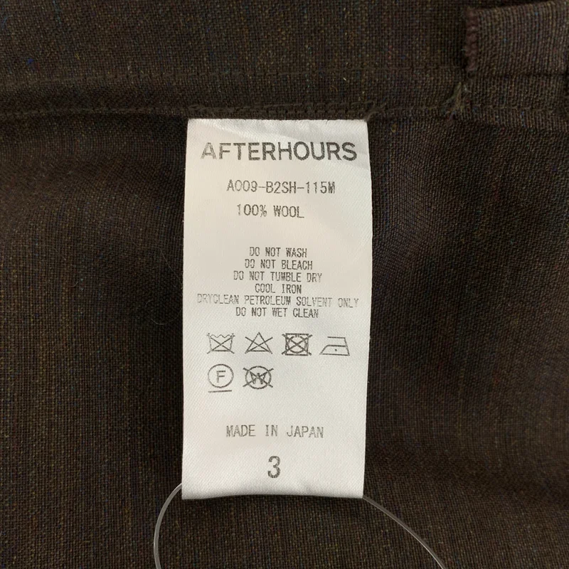 AFTER HOURS / アフターアワーズ | MANDARIN COLLAR SHIRT / モンドリアンカラーシャツ | 3 | メンズ
