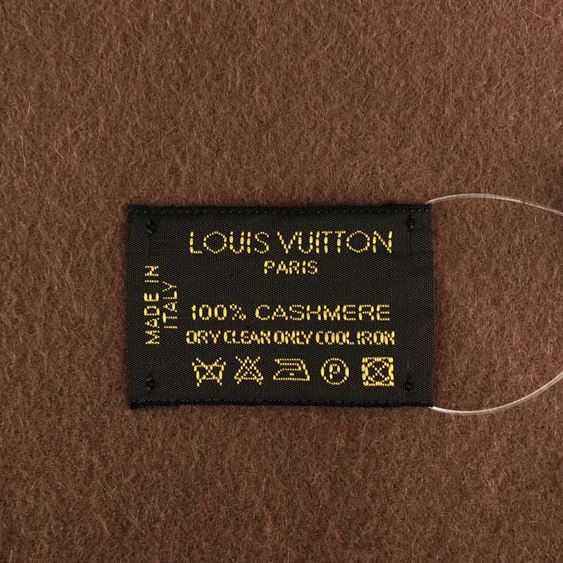 Louis Vuitton / ルイヴィトン | カシミヤ100% フリンジ マフラー |