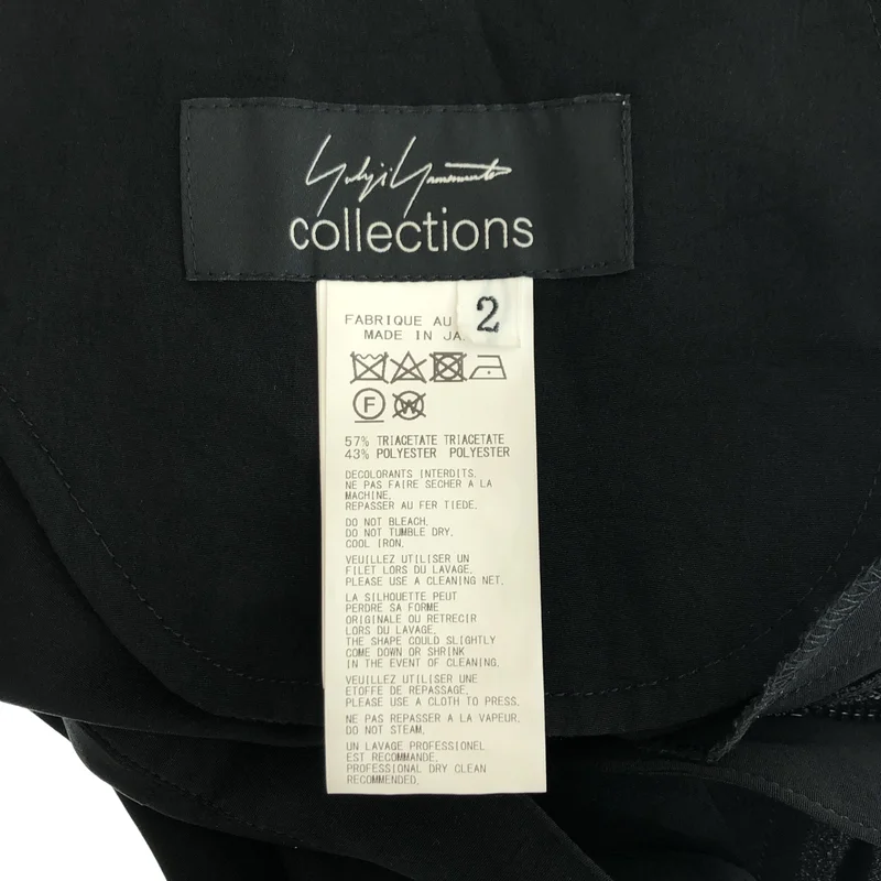YOHJI YAMAMOTO / ヨウジヤマモト | collections / タック ワイド パンツ | 2 | レディース
