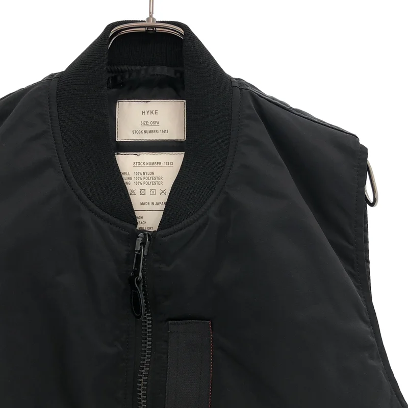 HYKE / ハイク | 2023AW | TYPE MA-1 CROPPED TOP クロップドトップベスト | OSFA | レディース