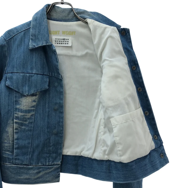 MM6 Maison Martin Margiela / エムエムシックスメゾンマルタンマルジェラ | ブリーチ加工 デニムジャケット | 40 | レディース