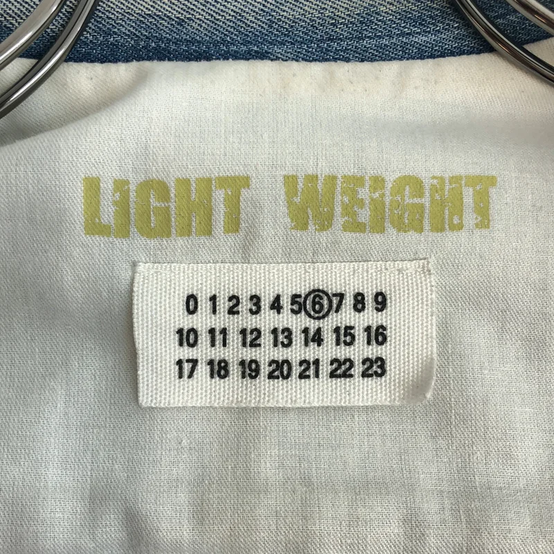 MM6 Maison Martin Margiela / エムエムシックスメゾンマルタンマルジェラ | ブリーチ加工 デニムジャケット | 40 | レディース