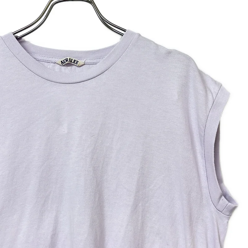 AURALEE / オーラリー | SEAMLESS CREW NECK SLEEVELESS ノースリーブ カットソー | 1 | レディース