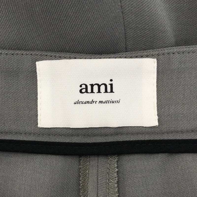 AMI Alexandre Mattiussi / アミ・アレクサンドルマテュッシ | ベルテッド ワイドパンツ | 40 | レディース