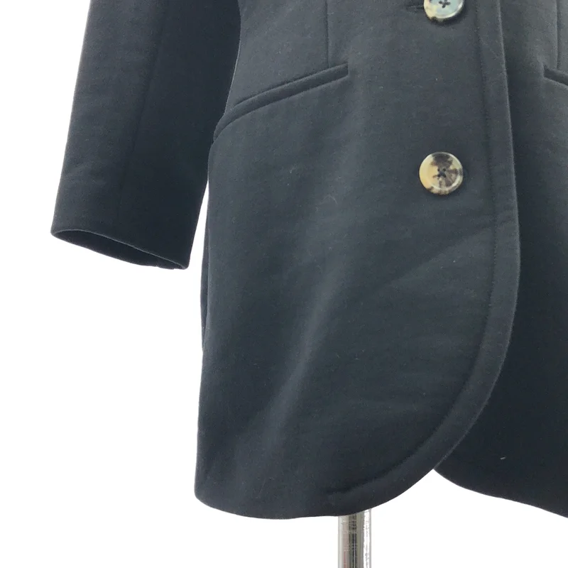 MARNI / マルニ | 変形 シングルブレスト ロング ジャケット / フラワージャガード総裏地 | 40 | レディース
