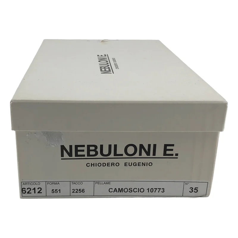NEBULONI E / ネブローニ | ベロア ストラップ ヒールサンダル パンプス | 35 | レディース