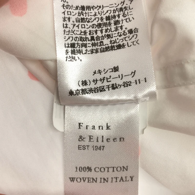 Frank&Eileen / フランクアンドアイリーン | Eileen /ハートプリント シャツ | XXS | レディース