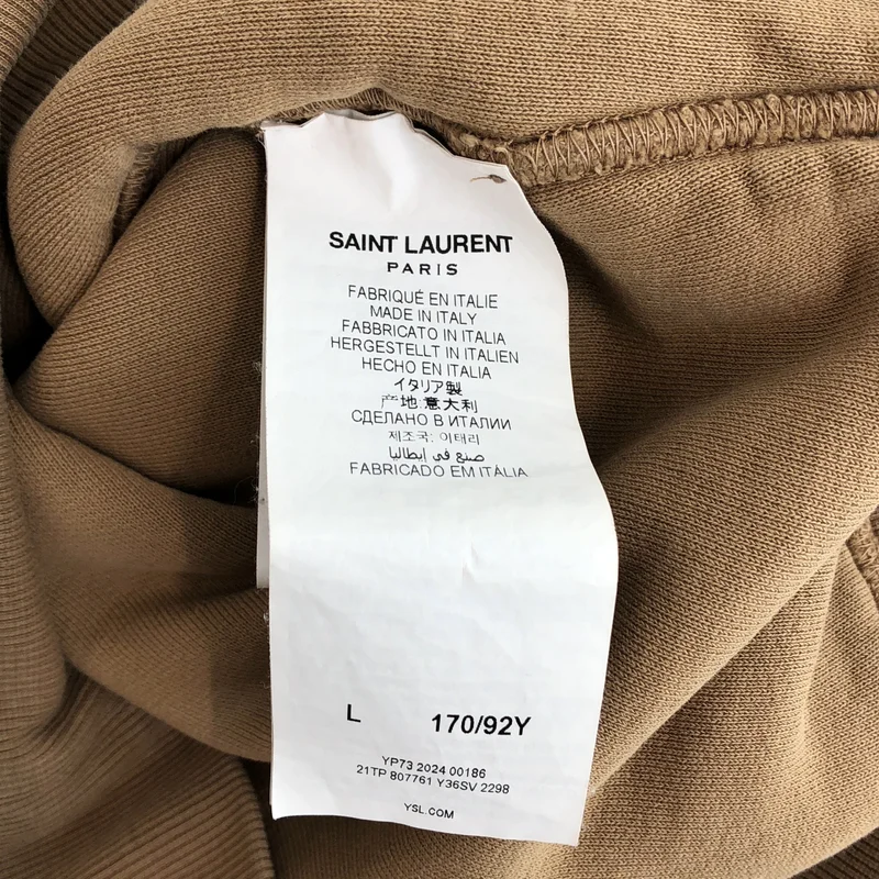 SAINT LAURENT / サンローラン | 2024AW | SWEATSHIRT WITH LOGOトレーナー 807761 Y36SV | L | メンズ