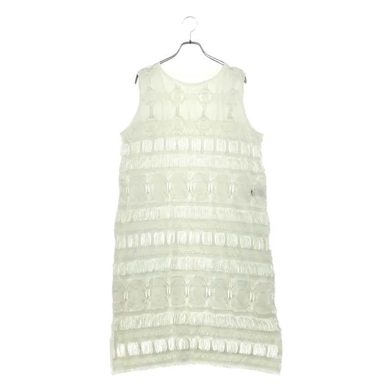PLEATS PLEASE ISSEY MIYAKE / プリーツプリーズイッセイミヤケ | ストレッチ ノースリーブ ワンピース | 3 | レディース