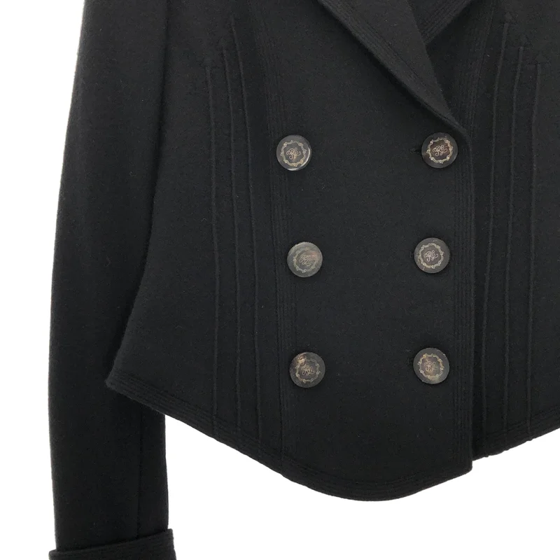 RALPH LAUREN / ラルフローレン | ウール ショート ピーコート | 4 | レディース