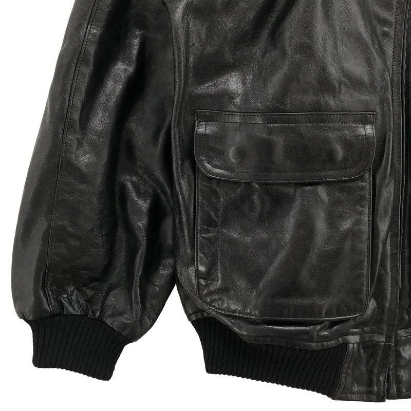 AURALEE / オーラリー | 2025AW | LAMB LEATHER ZIP BLOUSON ジャケット | 4 | メンズ